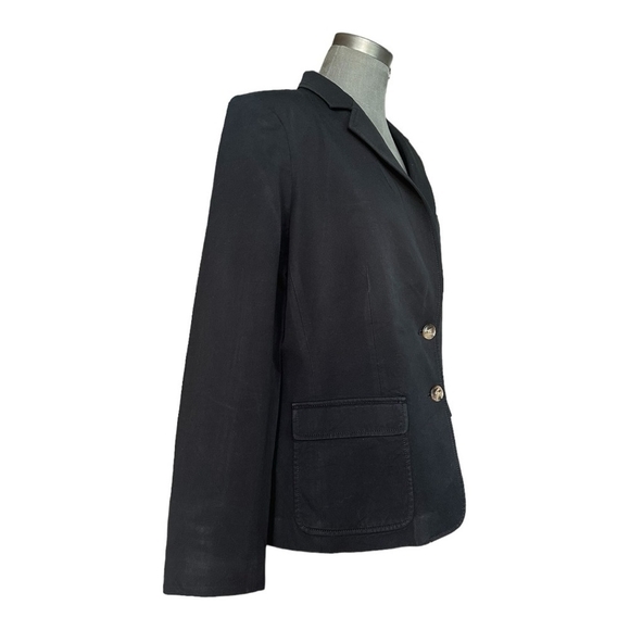 NWOT Women’s Blazer Tommy Hilfiger CAREER Black Single Breasted Tailored Blazer - Picture 4 of 7